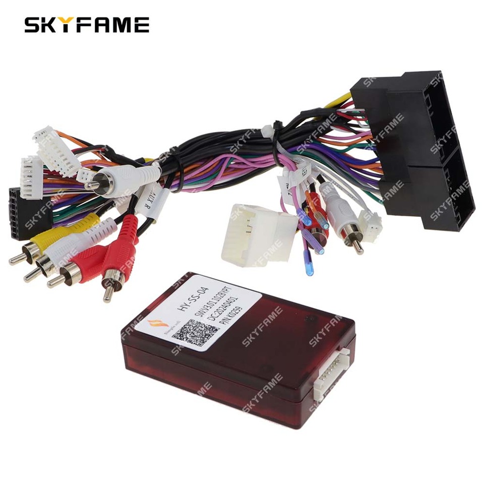 

16-контактный автомобильный стереопровод SKYFAME Canbus Box Decoder для Hyundai IX45 KIA Sportage K7 Cadenza HY-SS-04