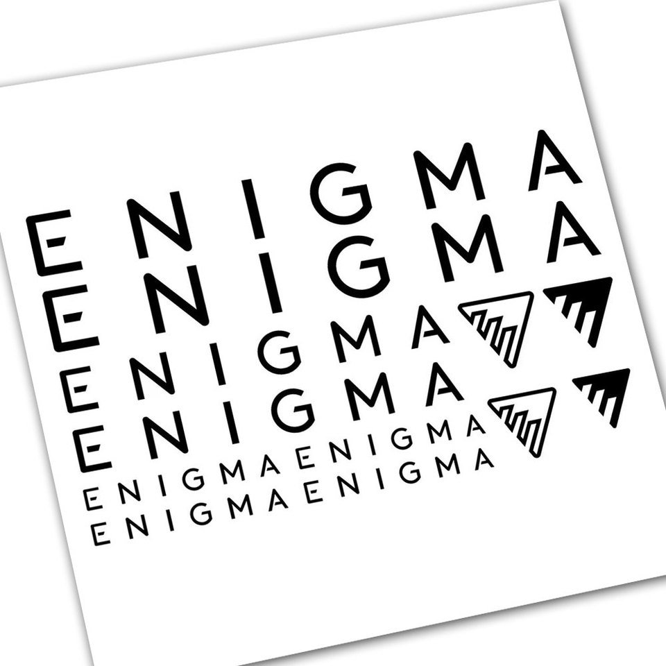 

Для нового велосипеда Enigma, этикетки на рамку, наклейки, наклейки
