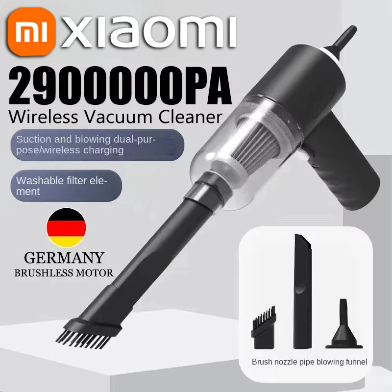 

Беспроводной пылесос Xiaomi, 2900000 па, 120 Вт, 2 в 1