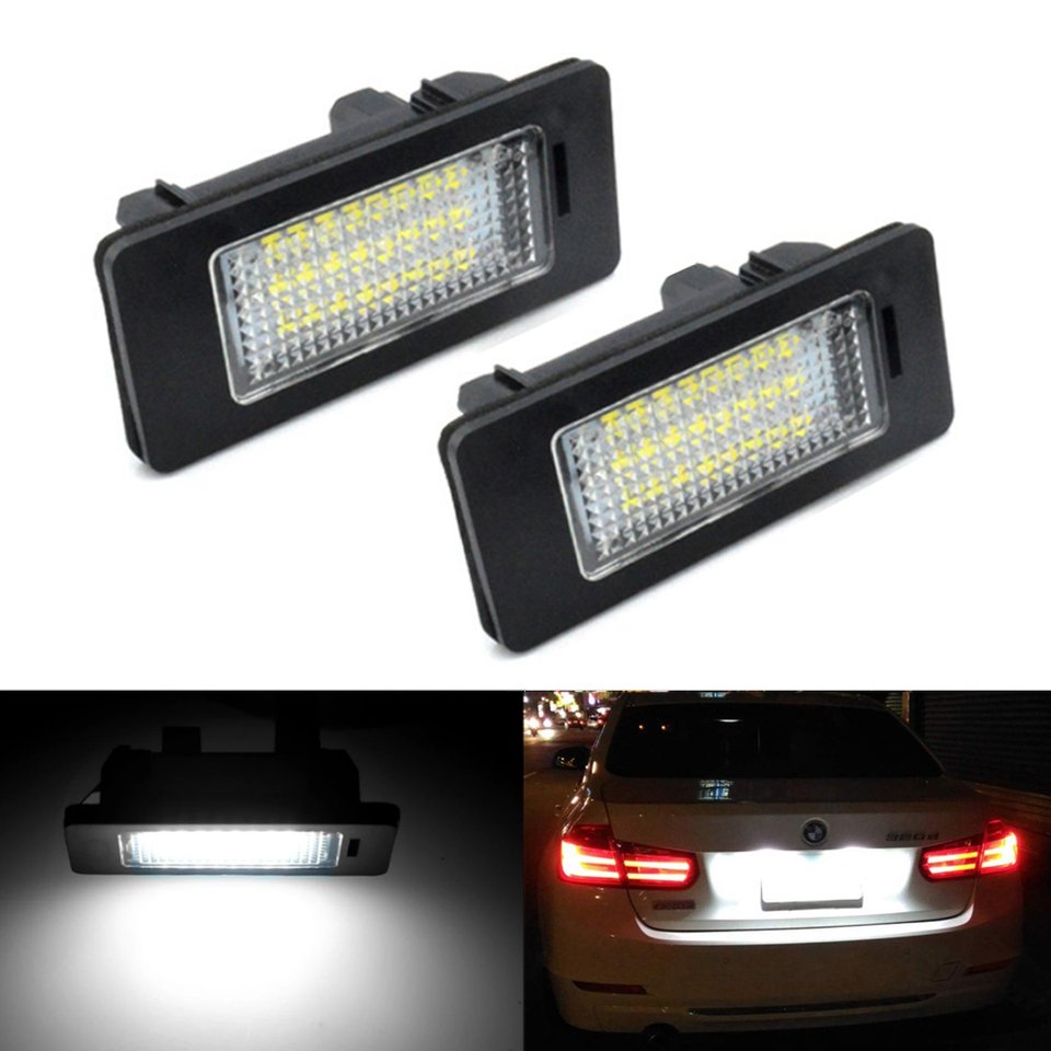 

Комплект Из 2 Шт. BMW E90 M3 E92 E70 E93 E39 F30 E60 E61 Подсветка Номерного Знака 24 Светодиода Безошибочная Подсветка Номер...