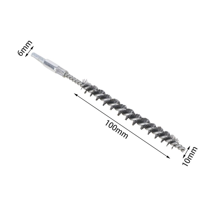 

1 Шт. Металлическая Щетка Для Чистки Дымохода, Полировки, Проволочная Щетка 10-50 Мм С Резьбовой Ручкой
