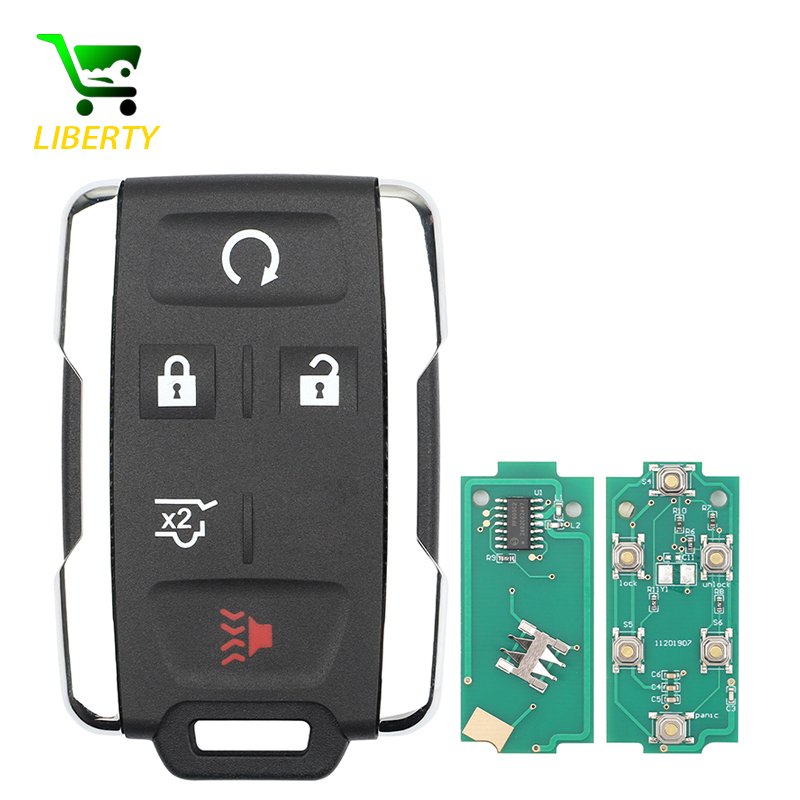 

Автомобильный ключ Liberty M3N 32337100 315 МГц для Chevrolet Silverado 1500 2500 3500 2014 2015 2016 2017 2018 для GMC 3/4/5/6 кнопка