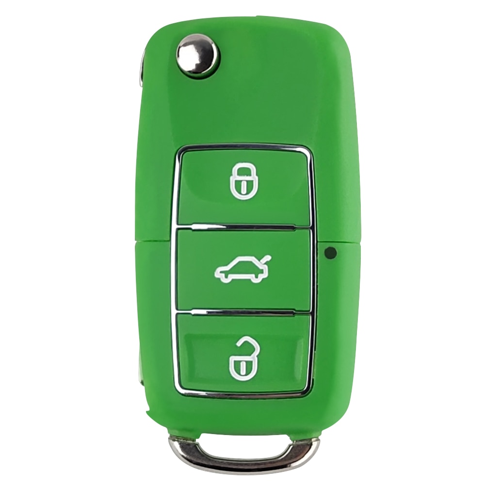 

OkeyTech для VW Seat Skoda Jetta Golf Passat Beetle Polo Bora Octavia Key Shell 3-кнопочный складной чехол для дистанционного ключа автомобиля