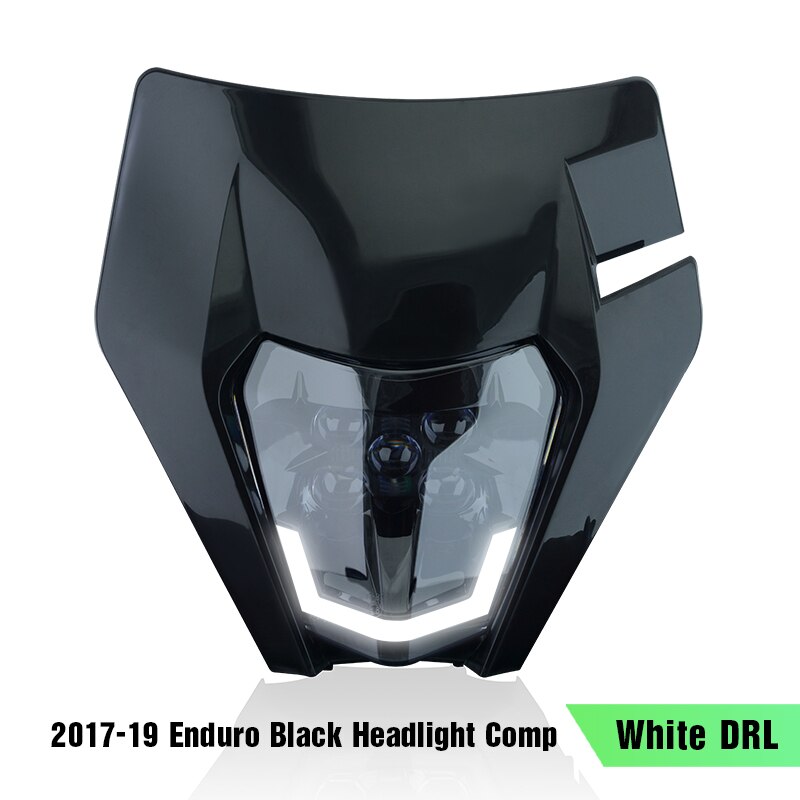 

Фара для мотоцикла PowerZone, головная лампа, головная лампа для KTM EXC SXF MX внедорожного велосипеда, черная фара для эндуро