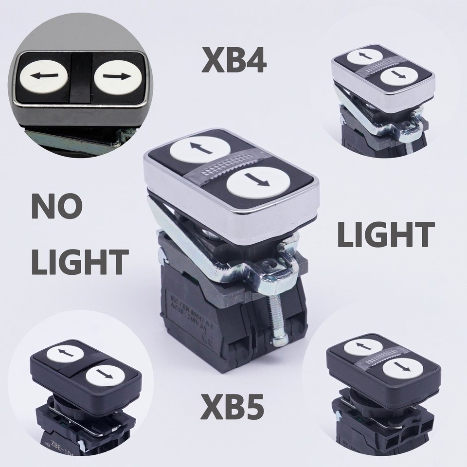 

Двойной переключатель XB5/XB4 с подсветкой