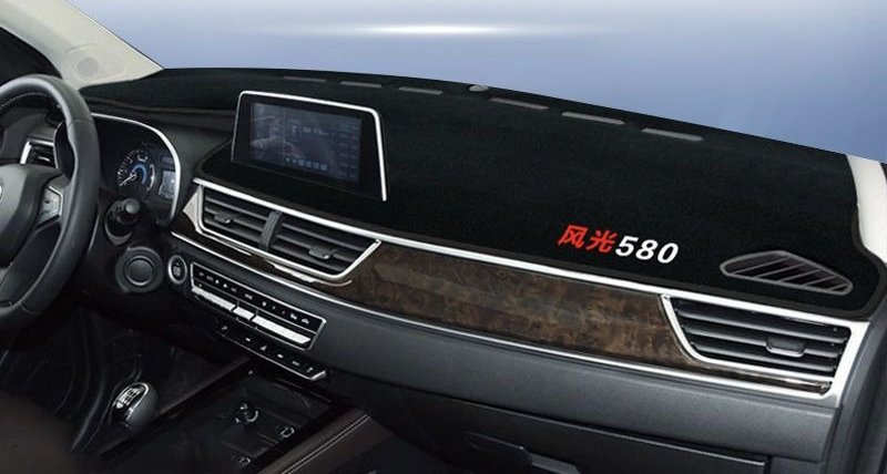 

Чехол на приборную панель автомобиля, коврик для приборной панели для Dongfeng Fengguang 580, солнцезащитный козырек, избегайте света, правая и левая рука, нескользящая накладка, аксессуары