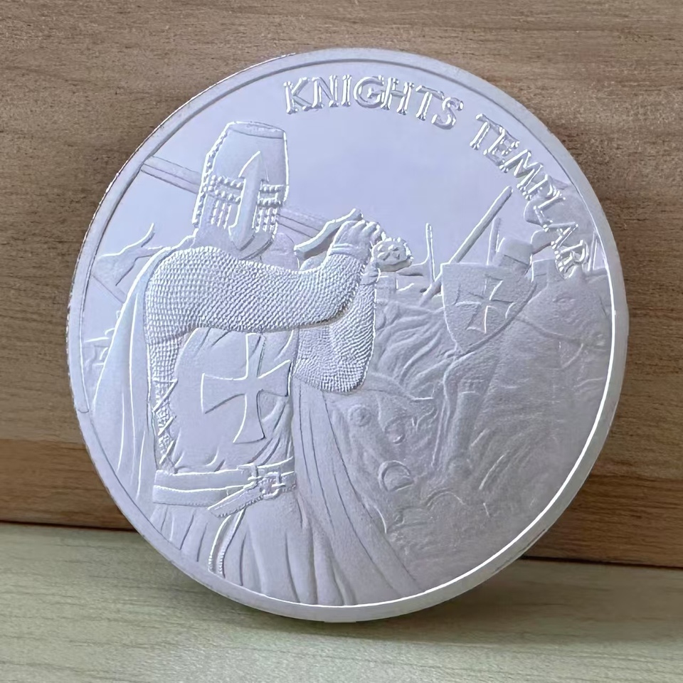 

Серебряная памятная монета «Христианский рыцарь-тамплиер»