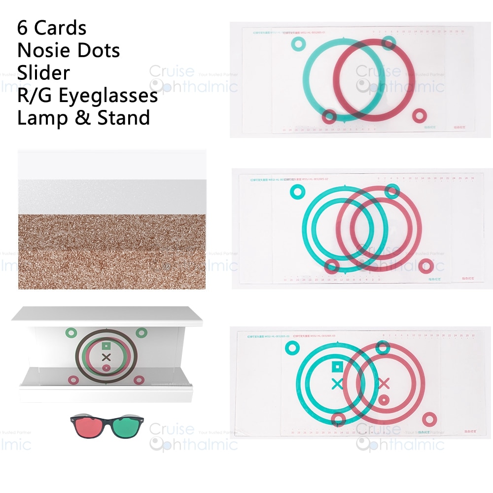 

Optometrial Circled Duochrome оптометрический тест 6 шт.