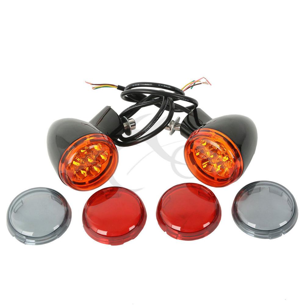 

Задние желтые поворотники для мотоциклов, кронштейн для Harley Sportster XL 883 1200 1992-2019 15