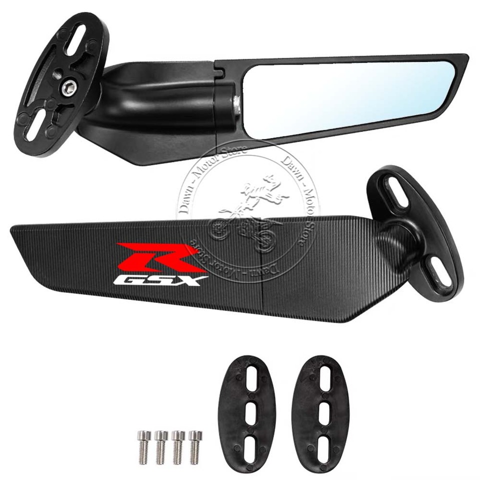 

Зеркало заднего вида с ЧПУ для мотоцикла SUZUKI GSXR125 GSX R150 GSXR 600 GSXR 750 1000 GSX-R с фиксированным крылом