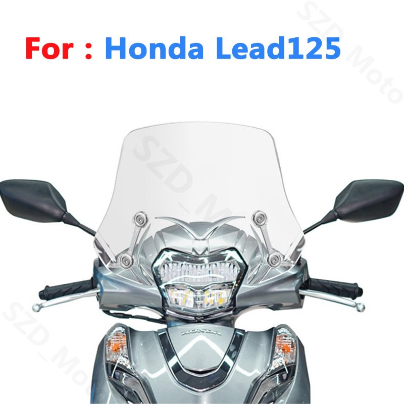 

Аксессуары для мотоциклов Honda Lead125 Lead 125, ветрозащитные ветровые стекла, ветрозащитные отражатели, визор, прозрачный