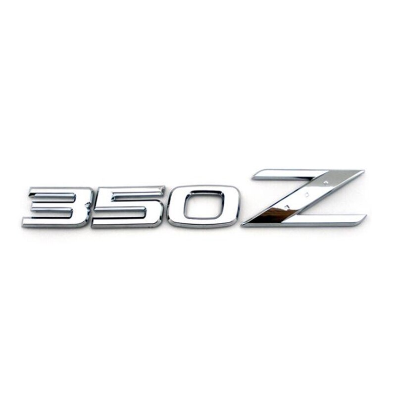 

Для Nissan 350Z ABS Chrome с черной задней эмблемой, логотип, наклейка, автомобильные аксессуары