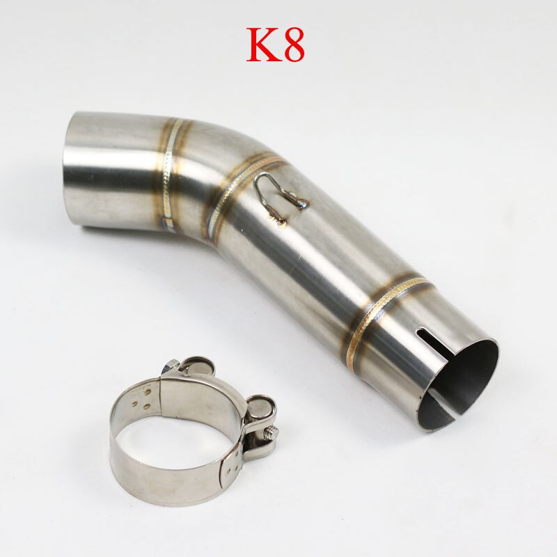 

GSXR 600 700 800 K6 K7 K8 выхлопная синяя Соединительная средняя труба мотоцикла для SUZUKI GSXR600 GSXR700 800 скользящая труба AK110