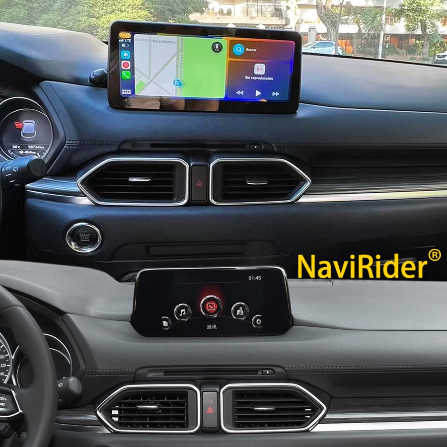 

10,25 ''128 ГБ Android 13 автомобильный мультимедийный плеер стерео для Mazda CX-5 CX5 2017 - 2020 GPS Navi автомобильное аудио радио головное устройство Carplay