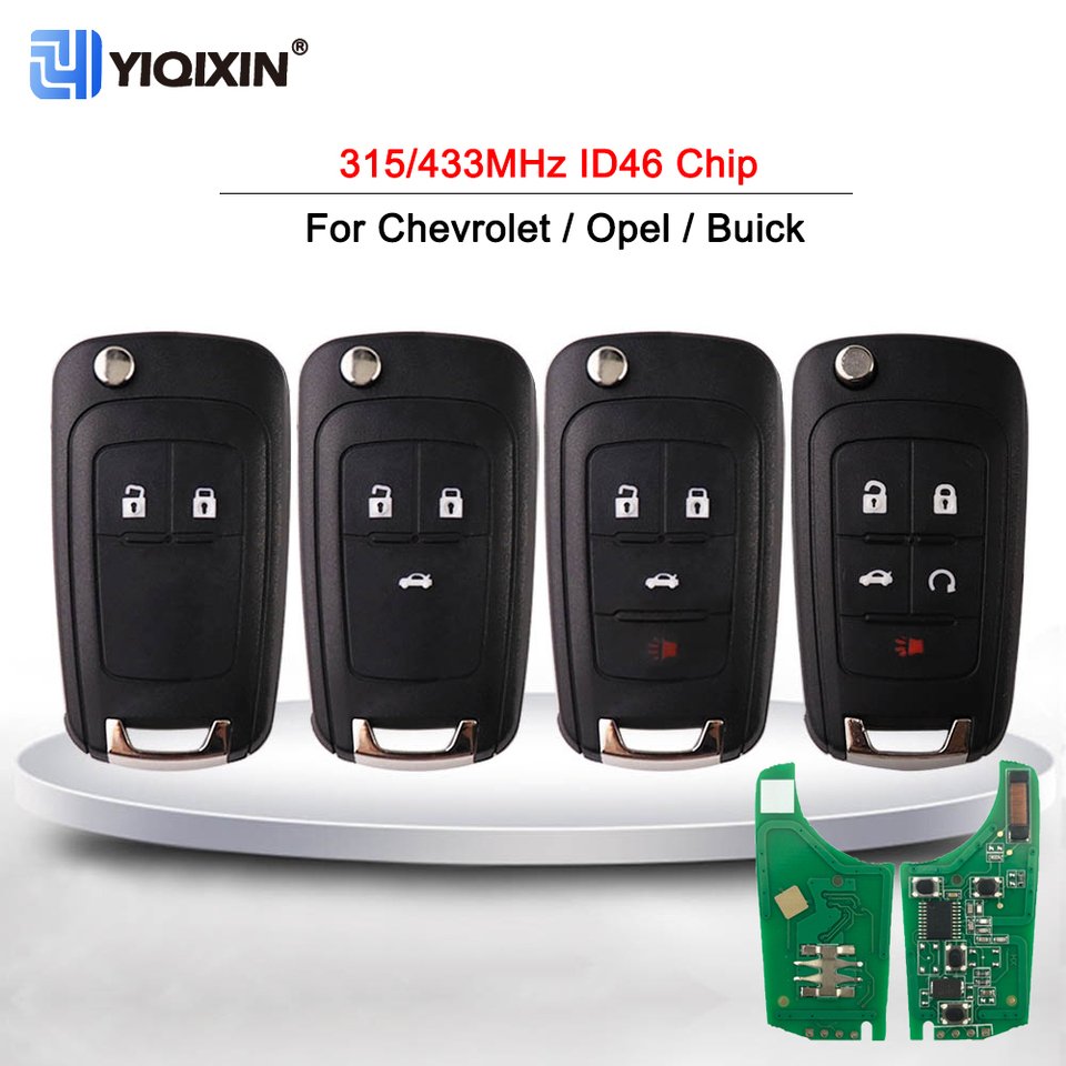 

Ключ Автомобильный Дистанционный с чипом ID46 для Chevrolet Cruze Epica Lova Camaro Impala Sail BUICK, Opel Vauxhal Insignia Astra 315 МГц