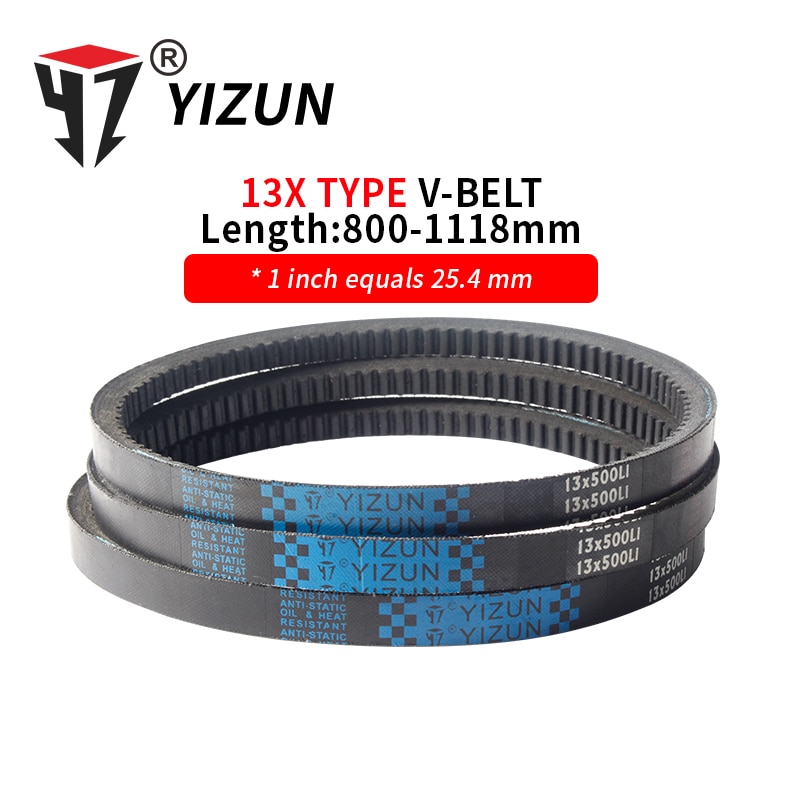 

YIZUN AX/13X Тип 13X800 ~ 1118 мм жесткий провод, резиновый диск, внутреннее кольцо, длинный промышленный привод, сельскохозяйственная техника, зубчатый V-образный ремень