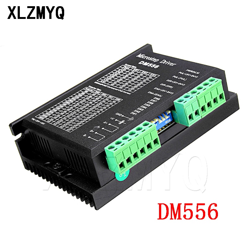 

Драйвер шагового двигателя DM556, цифровой двухфазный 5,6 А контроллер для шагового двигателя NEMA23 NEMA34, DM 556, 1/3/5 шт.