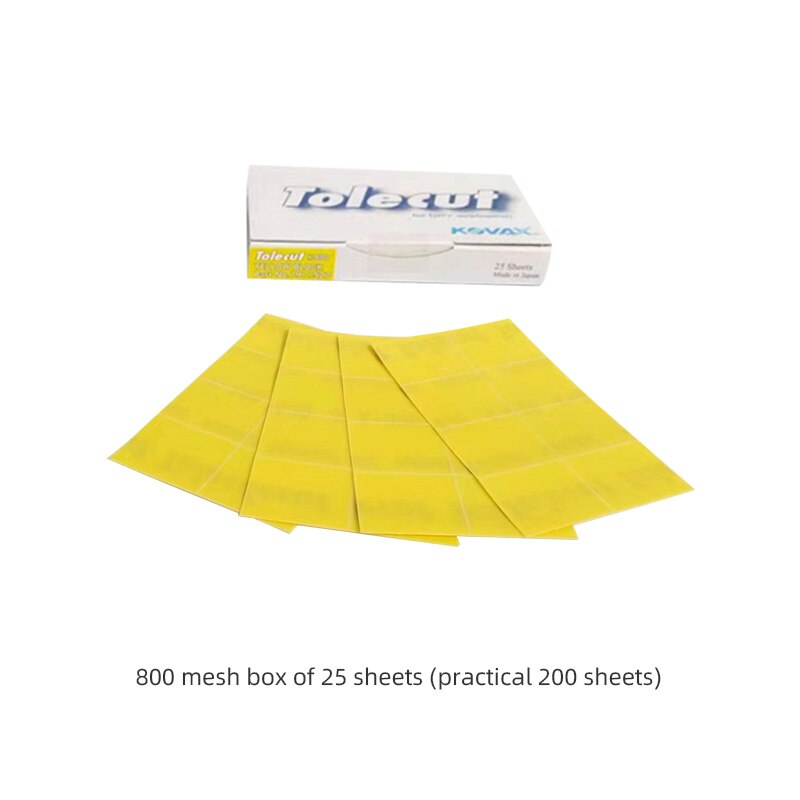 

Шлифовальная бумага KOVAX Tolecut 800/1200/1500/2000/3000