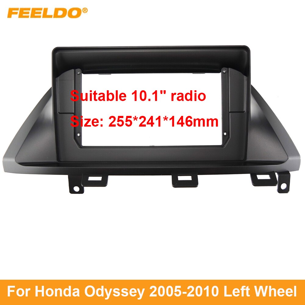 

Автомобильный радиоприемник, стерео 2Din, рамка Fascia ДЛЯ Honda Odyssey 05-10 (LHD, американская версия) 10,1 дюйма, большой экран, аудио, панель приборной панели, крепление T