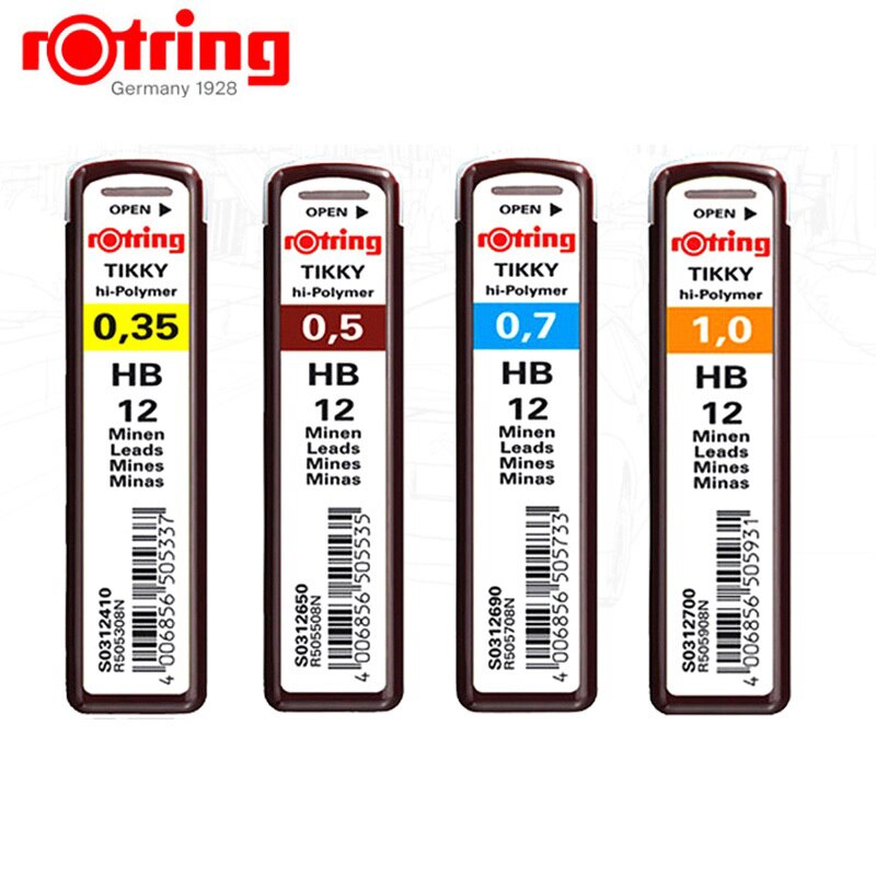 

Механический карандаш Rotring 0,35 мм/0,5 мм/0,7 мм/1,0 мм, автоматическая фотография, 1 шт.