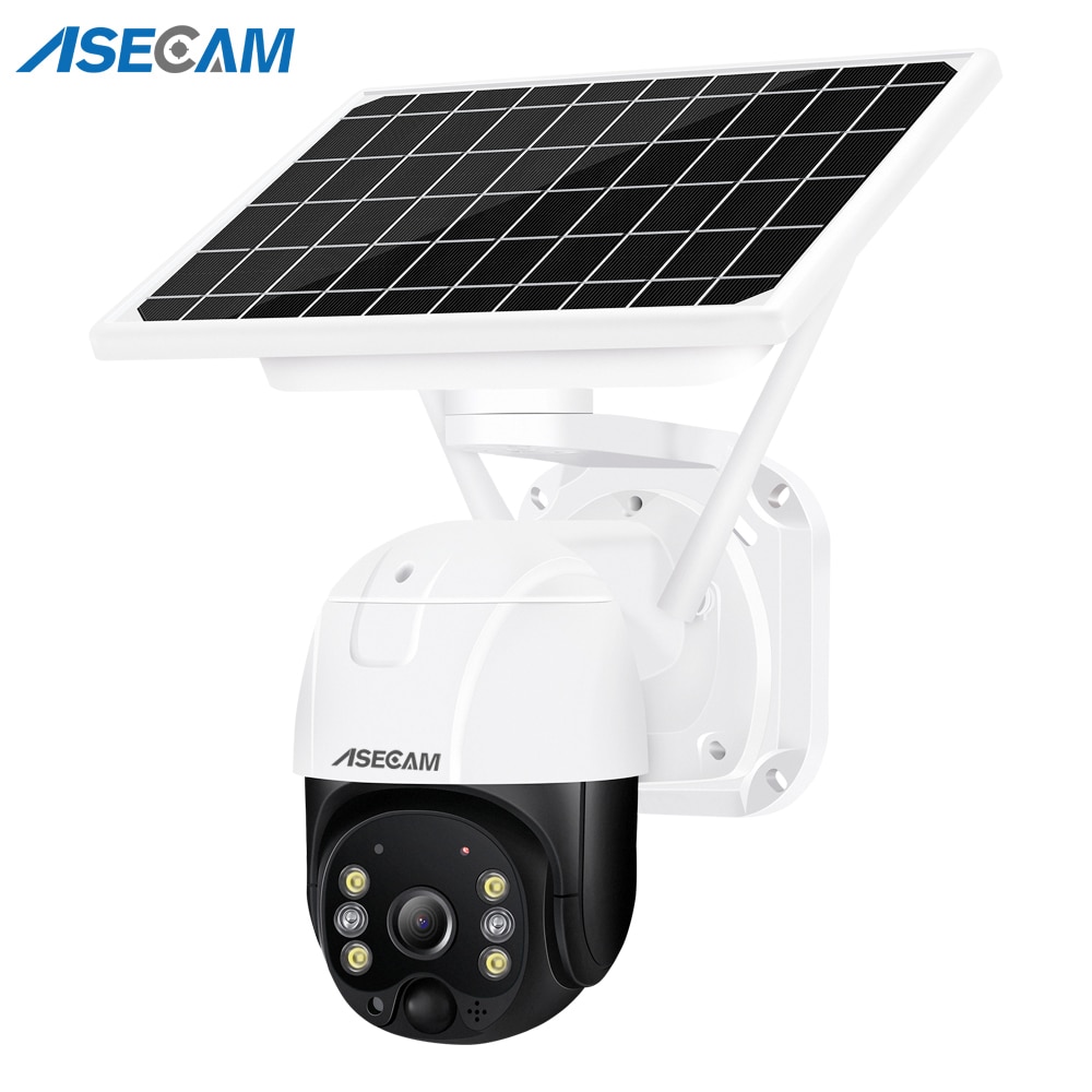 

ASECAM 5MP WiFi камера видеонаблюдения на солнечной панели