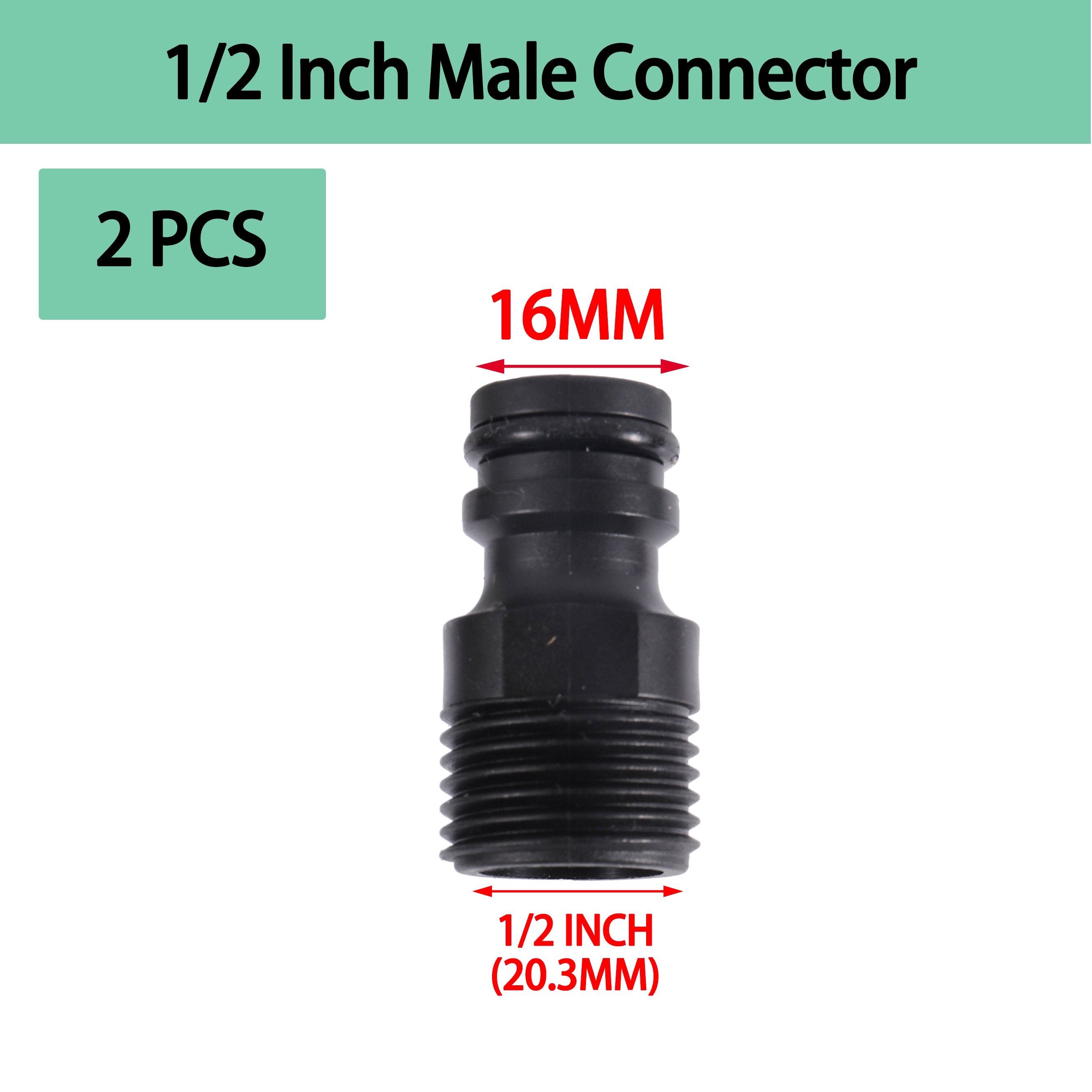 

Быстроразъемный переходник для крана 1/2"-3/4", пластик
