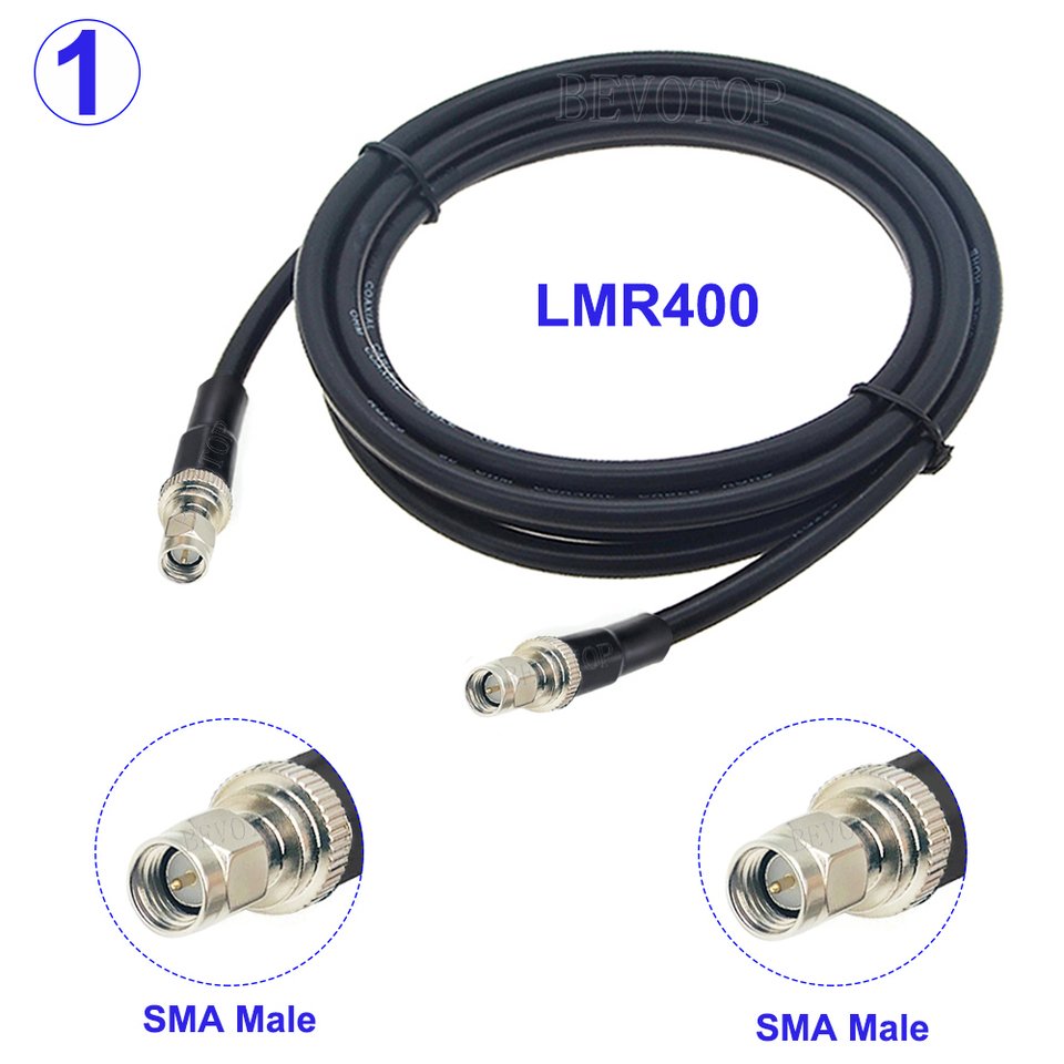 

1 шт. LMR-400 SMA/RP SMA штекер-SMA штекер/гнездо LMR400 кабельный шнур 50 Ом 50-7 RF коаксиальный удлинитель перемычка косичка