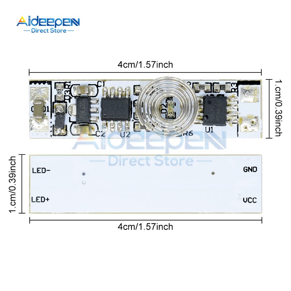 

DC 12V 30W 3A емкостный сенсорный переключатель, пружинный переключатель, светодиодный регулятор яркости 9-24V для умного дома, светодиодная лента