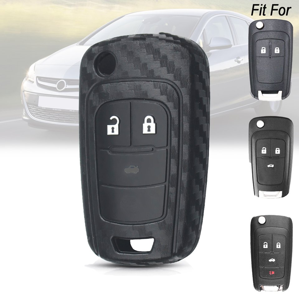 

Силиконовый чехол с дистанционным управлением для Vauxhall, Opel, Adam, Astra J, Zafira C, Insignia, Mokka, Corsa, D, E, резиновый чехол для ключа из углеродного волокна