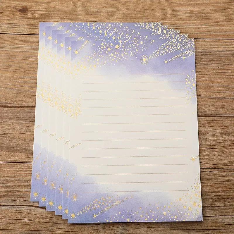 

8 шт. цветная бумага для писем Letter Pad