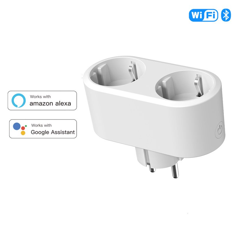 

Tuya Wi-Fi умная розетка 2 в 1