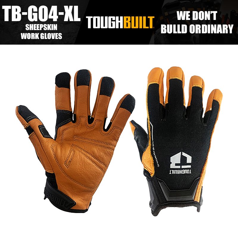 

ToughBuilt TB-G04-L/TB-G04-XL Рабочие перчатки из овчины