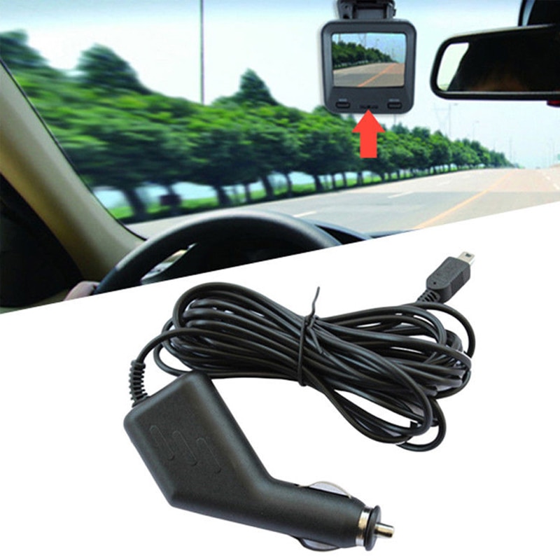 

1 шт. мини USB DC Автомобильное зарядное устройство адаптер кабель питания для автомобильного видеорегистратора DVR GPS 1.0A 3,2 m T Mouth автомобильные аксессуары интерьерные части инструменты