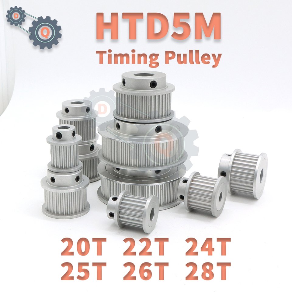 

Шкивы HTD5M 20T 22T 24T 25T 26T 28T