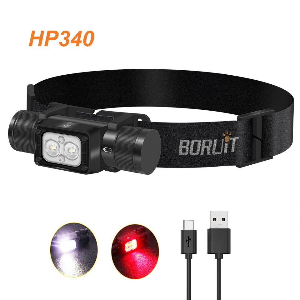 

BORUiT налобный фонарь 2000LM
