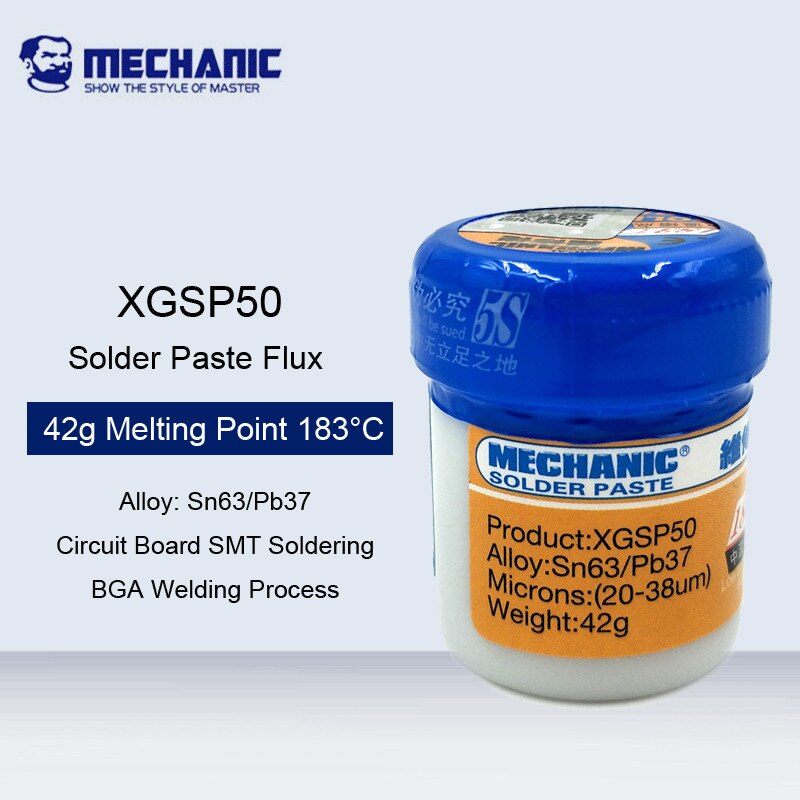 

MECHANIC XGSP-50 паяльная паста 42 г