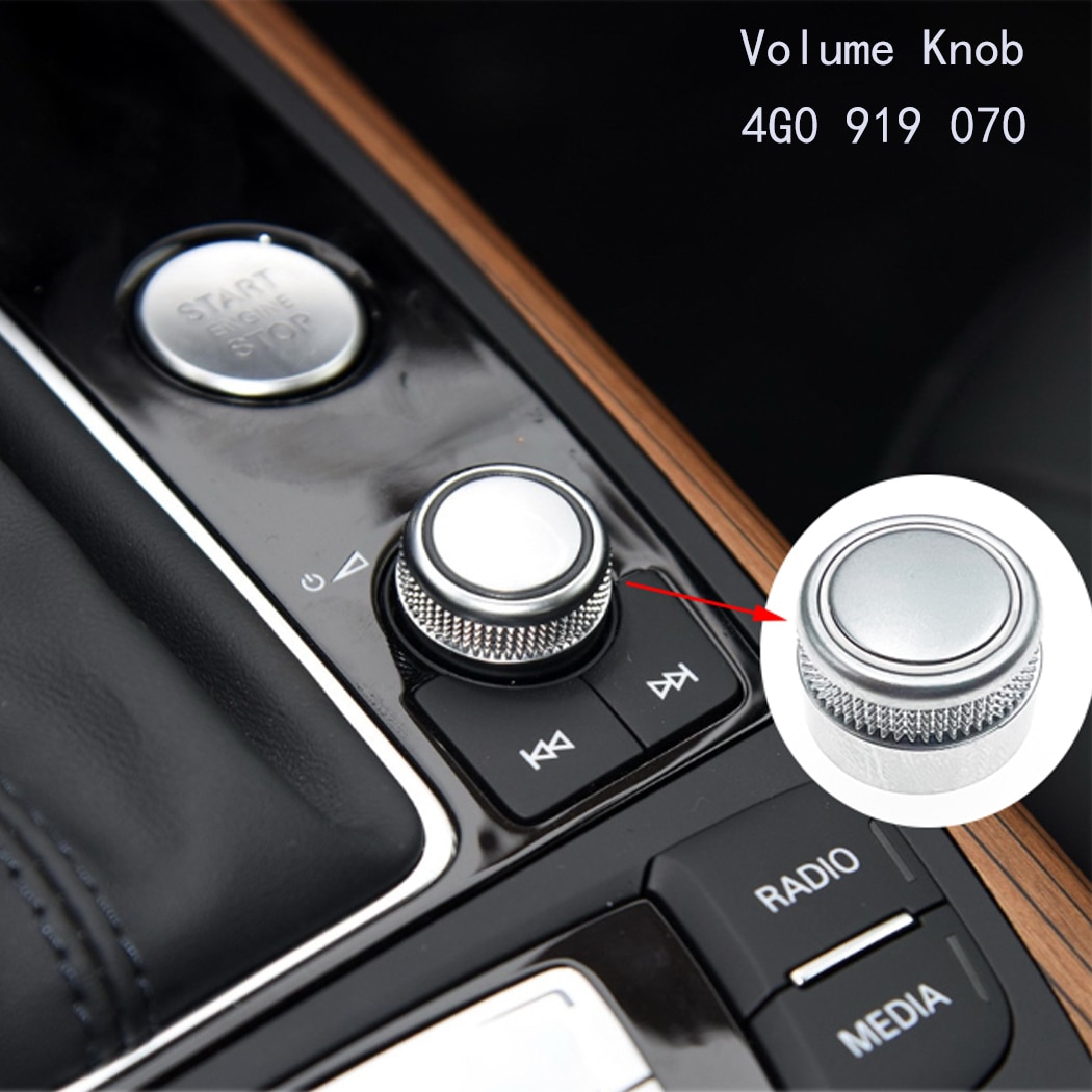 

Крышка ESIRSUN для кнопки ручка Поворотная громкости, для Audi A6, S6, C7, A7, 2011-2017, 4G0919070