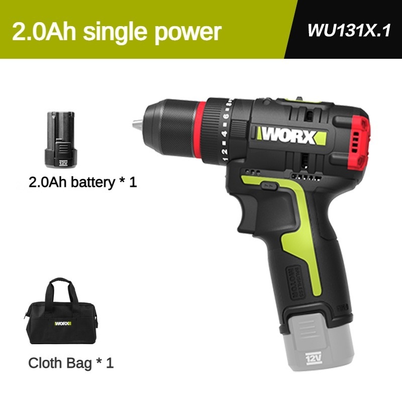 

WORX WU131X Ударная дрель 12В