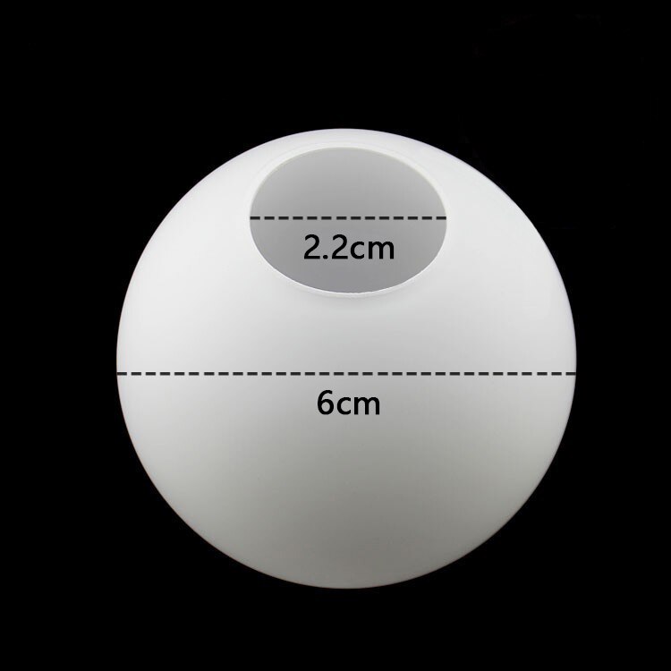 

Абажур из белого стекла, абажуры в форме молочного шара, светильник D10cm D12cm D15cm D20cm D25cm, круглая крышка, Pantalla Lampara