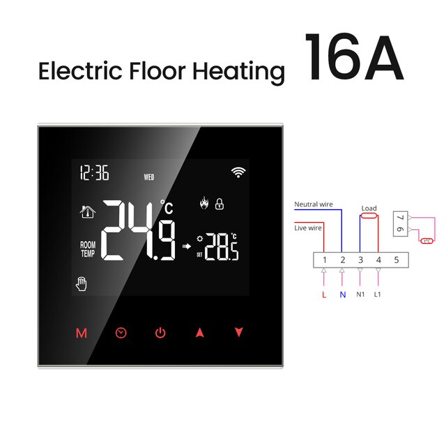 

Умный термостат AVATTO Tuya WiFi/ZigBee