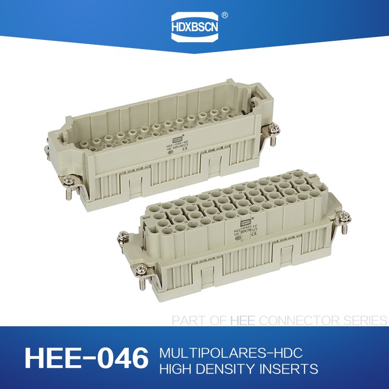 

HDXBSCN разъем HDC-HEE-046-FC женский 46-контактный 16А 500В