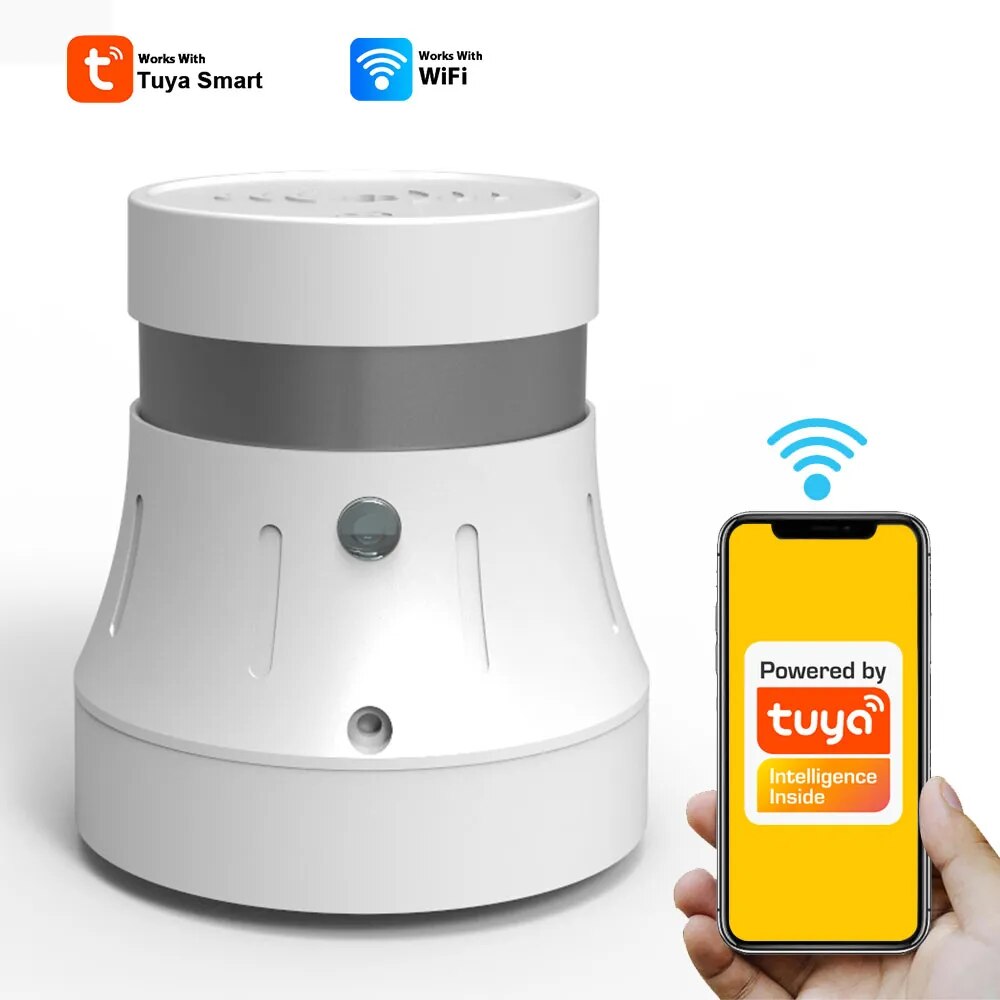 

Датчик дыма Smart Life с поддержкой Wi-Fi и управлением через приложение