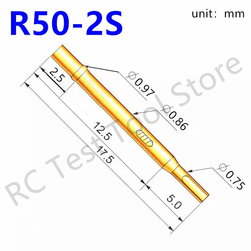 

AOSHANG Шпильки для тестера R50 Series золотые