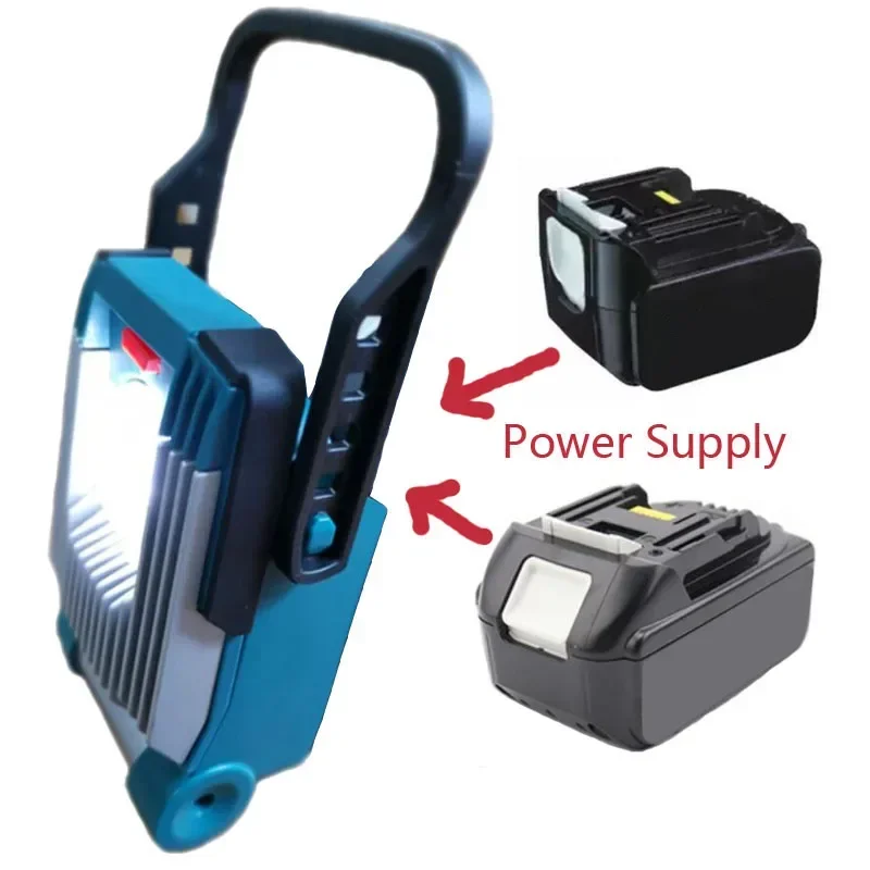 

Светодиодный рабочий фонарь Dawupine для аккумуляторов Makita, Dewalt, Bosch, Milwaukee 18В/20В