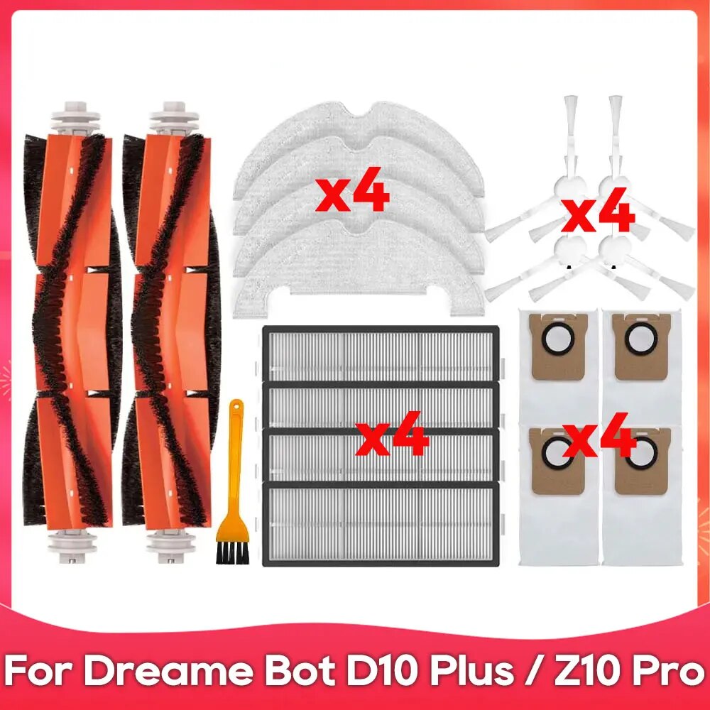 

Аксессуары для роботов-пылесосов Dreame Bot D10 Plus / RLS3D / Z10 Pro / L10 Plus