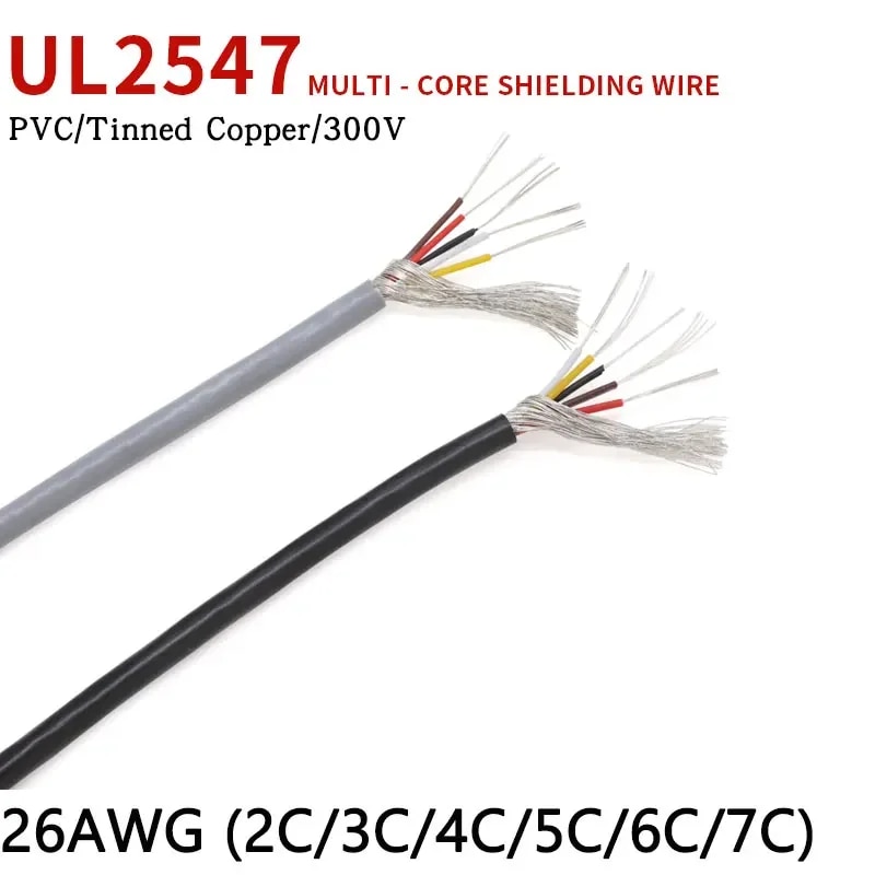 

Экранированный сигнальный кабель UL2547 26AWG медный