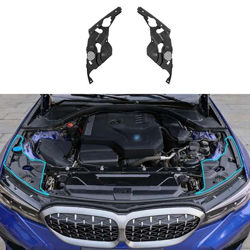 

Для-BMW 3 серии G28 G20 2019+ Защитная крышка двигателя Защитная крышка моторного отсека Модификация крышки фары