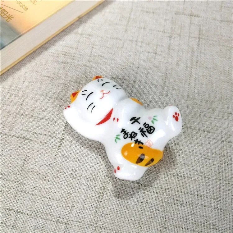 

Керамический держатель для палочек для еды Lucky Cat