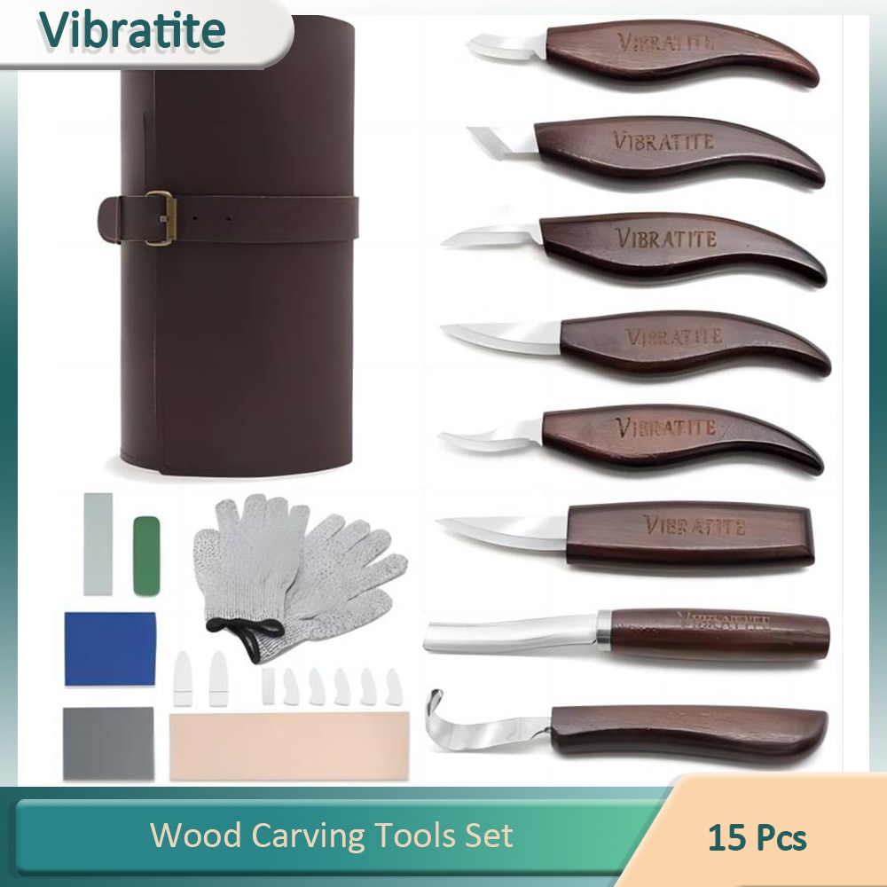 

Набор для резьбы по дереву VIBRATITE 8 ножей