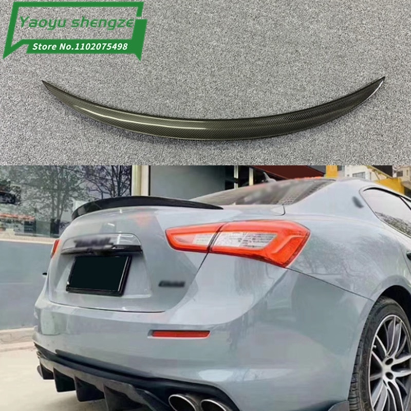 

Задний спойлер из углеродного волокна для Maserati ghiсот в стиле крыла Вальда 2014 2015 2016 2017 и выше